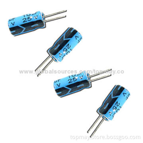 Aluminum Electrolytic Capacitors with ≤/±20% Capacitance Change, Used for VTRs/Cameras